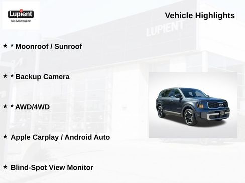 Used 2024 Kia Telluride S w/ S Sunroof Package AWD/4WD image 5