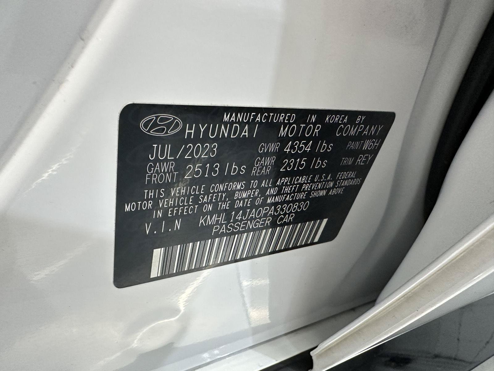 Certified 2023 Hyundai Sonata SEL w/ Convenience Package FWD image 13