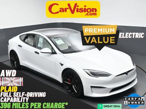 Used 2023 Tesla Model S Plaid AWD/4WD image 1