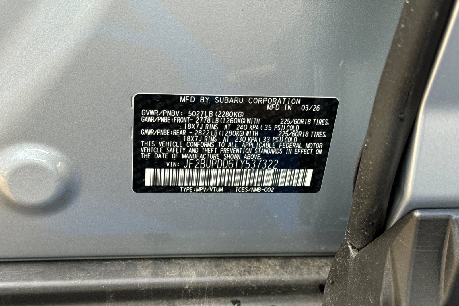 New 2026 Subaru Outback Limited AWD/4WD image 28
