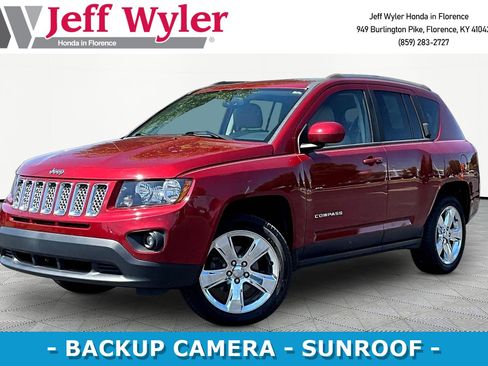 Used 2014 Jeep Compass Latitude w/ Sun/Sound Group AWD/4WD image 1