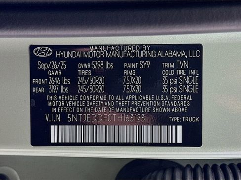 New 2026 Hyundai Santa Cruz Limited image 24