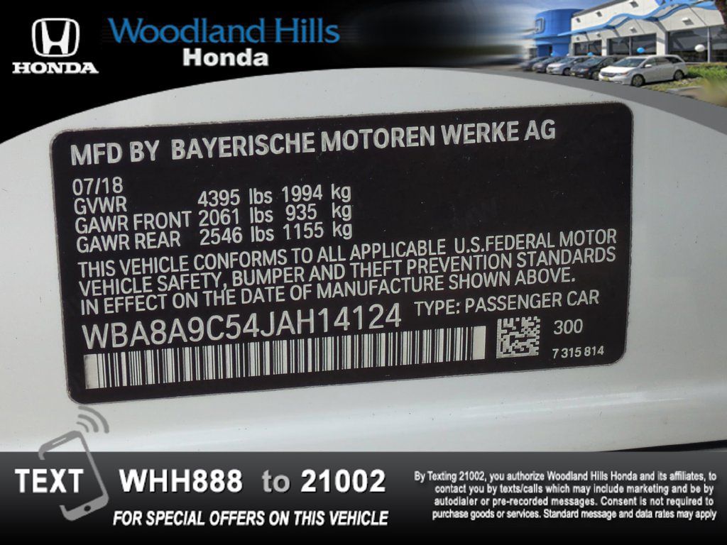 Used 2018 BMW 320i Sedan RWD image 26