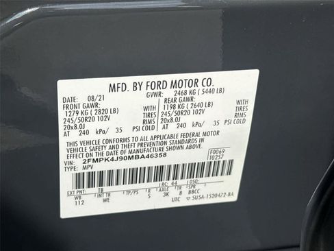 Used 2021 Ford Edge ST-Line AWD/4WD image 33