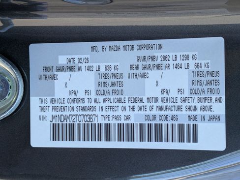 New 2026 MAZDA MX-5 Miata RF Grand Touring w/ Weather Package RWD image 16