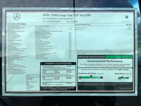 New 2026 Mercedes-Benz Sprinter 2500 image 27