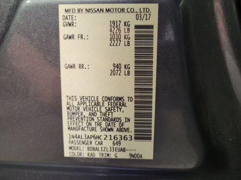 Used 2017 Nissan Altima 2.5 SV FWD image 33