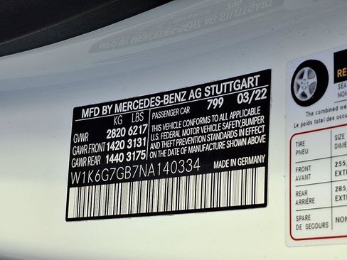 Used 2022 Mercedes-Benz S 580 4MATIC Sedan image 27