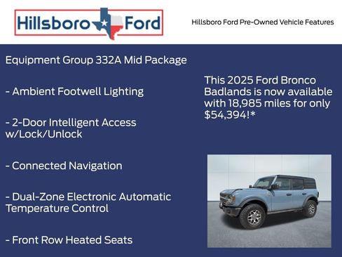 Used 2025 Ford Bronco Badlands AWD/4WD image 3
