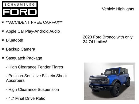 Used 2023 Ford Bronco Badlands w/ Sasquatch Package AWD/4WD image 8