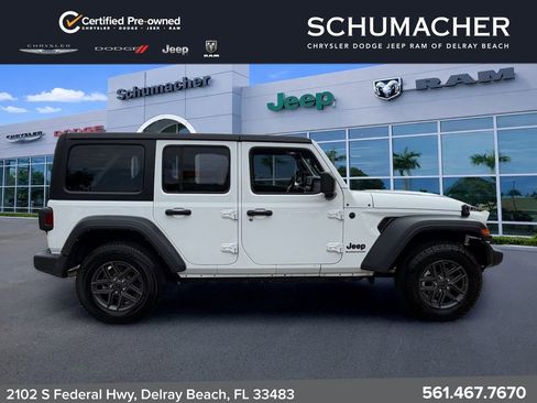 Certified 2024 Jeep Wrangler Unlimited Sport AWD/4WD image 8