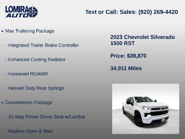 Used 2023 Chevrolet Silverado 1500 RST w/ Convenience Package II AWD/4WD image 33