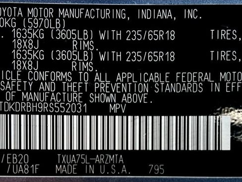 Certified 2024 Toyota Highlander XLE AWD/4WD image 26