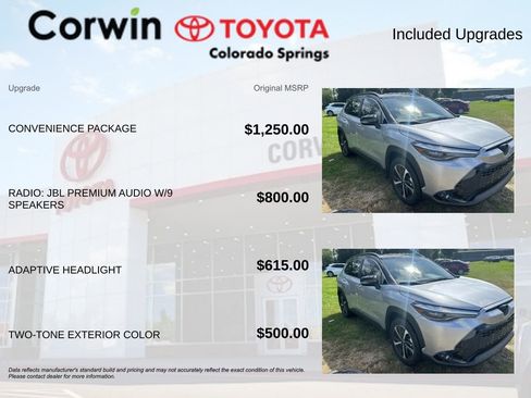 Used 2025 Toyota Corolla Cross AWD Hybrid w/ Convenience Package image 3