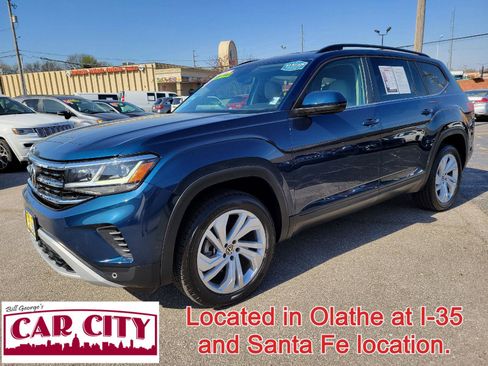 Used 2021 Volkswagen Atlas SE w/ Towing Package AWD/4WD image 1