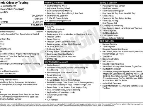 Used 2023 Honda Odyssey Touring image 18