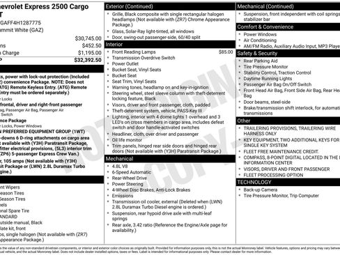 Used 2017 Chevrolet Express 2500 image 4