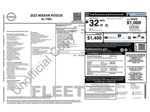 Certified 2023 Nissan Rogue SL w/ SL Premium Package FWD image 31