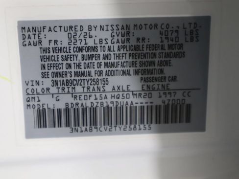 Used 2026 Nissan Sentra SV w/ Floor Mat Package FWD image 35