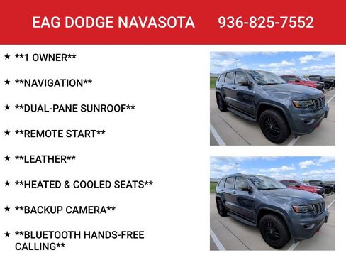 Used 2021 Jeep Grand Cherokee Trailhawk w/ Trailhawk Luxury Group AWD/4WD image 4