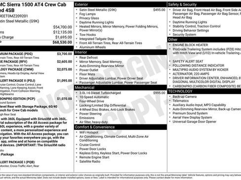 Used 2021 GMC Sierra 1500 AT4 w/ AT4 Premium Package AWD/4WD image 5