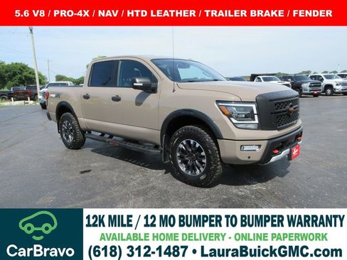 Used 2021 Nissan Titan PRO-4X w/ Pro-4x Convenience Package AWD/4WD image 1