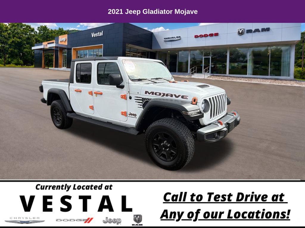 Used 2021 Jeep Gladiator Mojave w/ Dual Top Group AWD/4WD 360° Tour