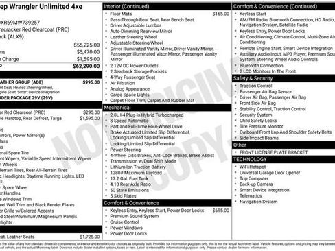 Used 2021 Jeep Wrangler Unlimited Rubicon 4xe w/ Cold Weather Group image 32