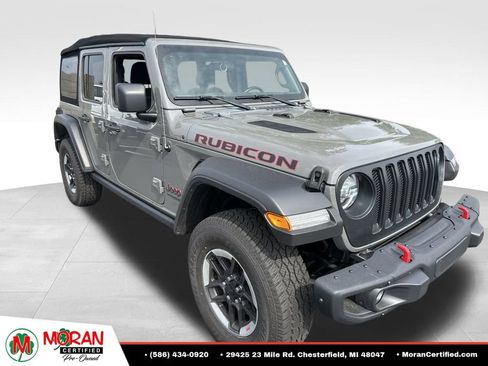 Used 2021 Jeep Wrangler Unlimited Rubicon w/ Steel Bumper Group AWD/4WD image 2