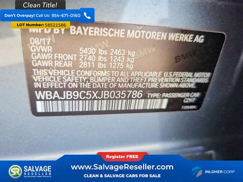 Used 2018 BMW M550i xDrive AWD/4WD image 16