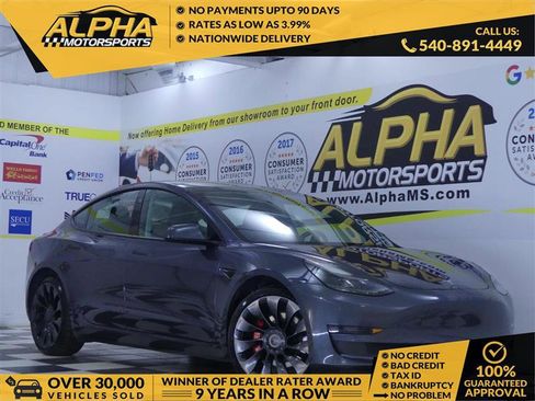 Used 2023 Tesla Model 3 Performance AWD/4WD image 1
