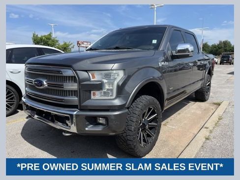 Used 2015 Ford F150 Platinum w/ Trailer Tow Package AWD/4WD image 1