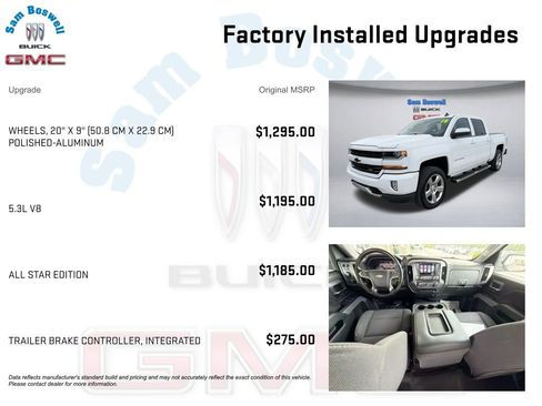 Used 2018 Chevrolet Silverado 1500 LT w/ All Star Edition AWD/4WD image 3