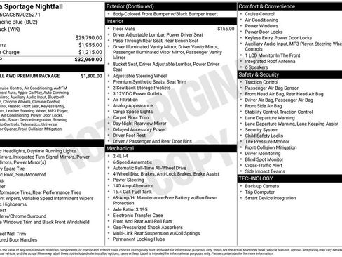 Used 2022 Kia Sportage Nightfall Edition w/ Nighfall AWD Premium Package image 10