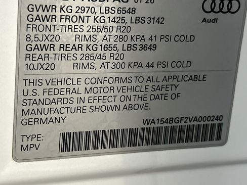 New 2027 Audi Q6 e-tron Premium Plus AWD/4WD image 28