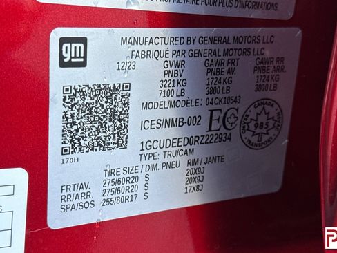 Certified 2024 Chevrolet Silverado 1500 RST w/ Protection Package image 34