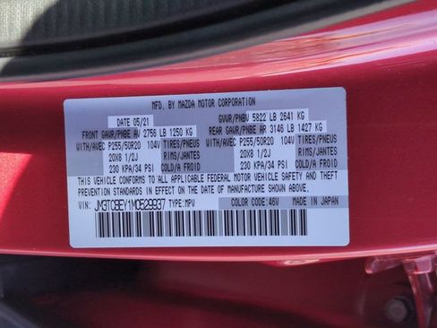 Used 2021 MAZDA CX-9 Signature AWD/4WD image 36