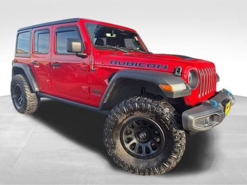 Used 2021 Jeep Wrangler Unlimited Rubicon 4xe w/ Cold Weather Group image 1