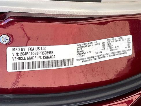 Certified 2023 Chrysler Voyager LX image 20