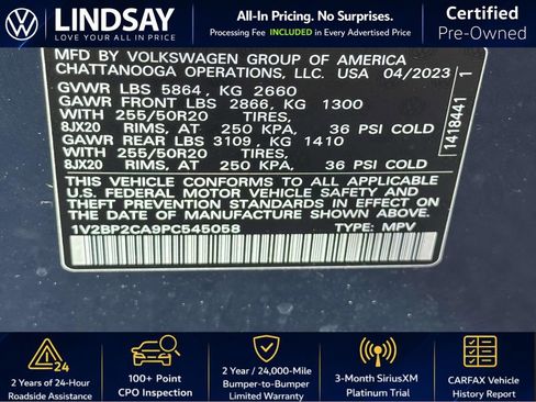 Used 2023 Volkswagen Atlas SEL image 29