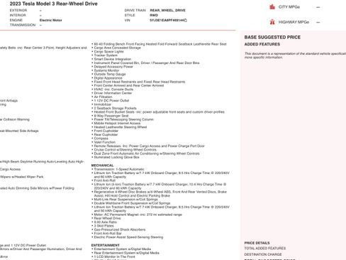 Used 2023 Tesla Model 3 Standard Range image 3