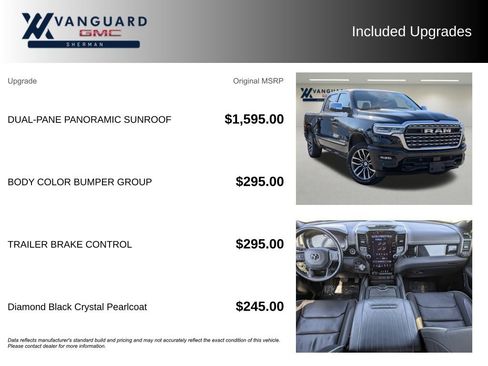 Used 2025 RAM 1500 Limited w/ Body Color Bumper Group image 9