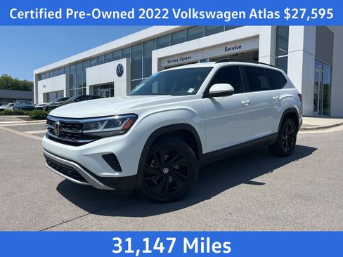 Certified 2022 Volkswagen Atlas SE FWD image 1