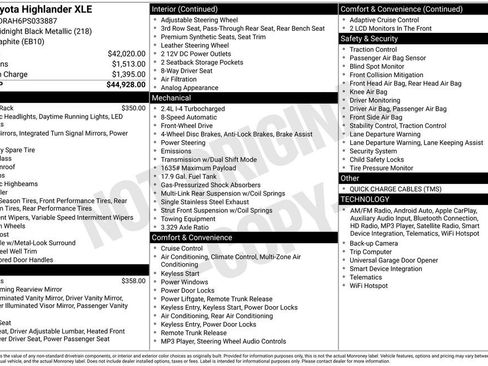 Used 2023 Toyota Highlander XLE image 7