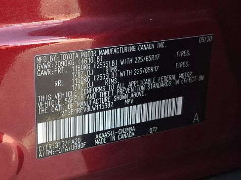 Used 2020 Toyota RAV4 XLE w/ Convenience Package image 29