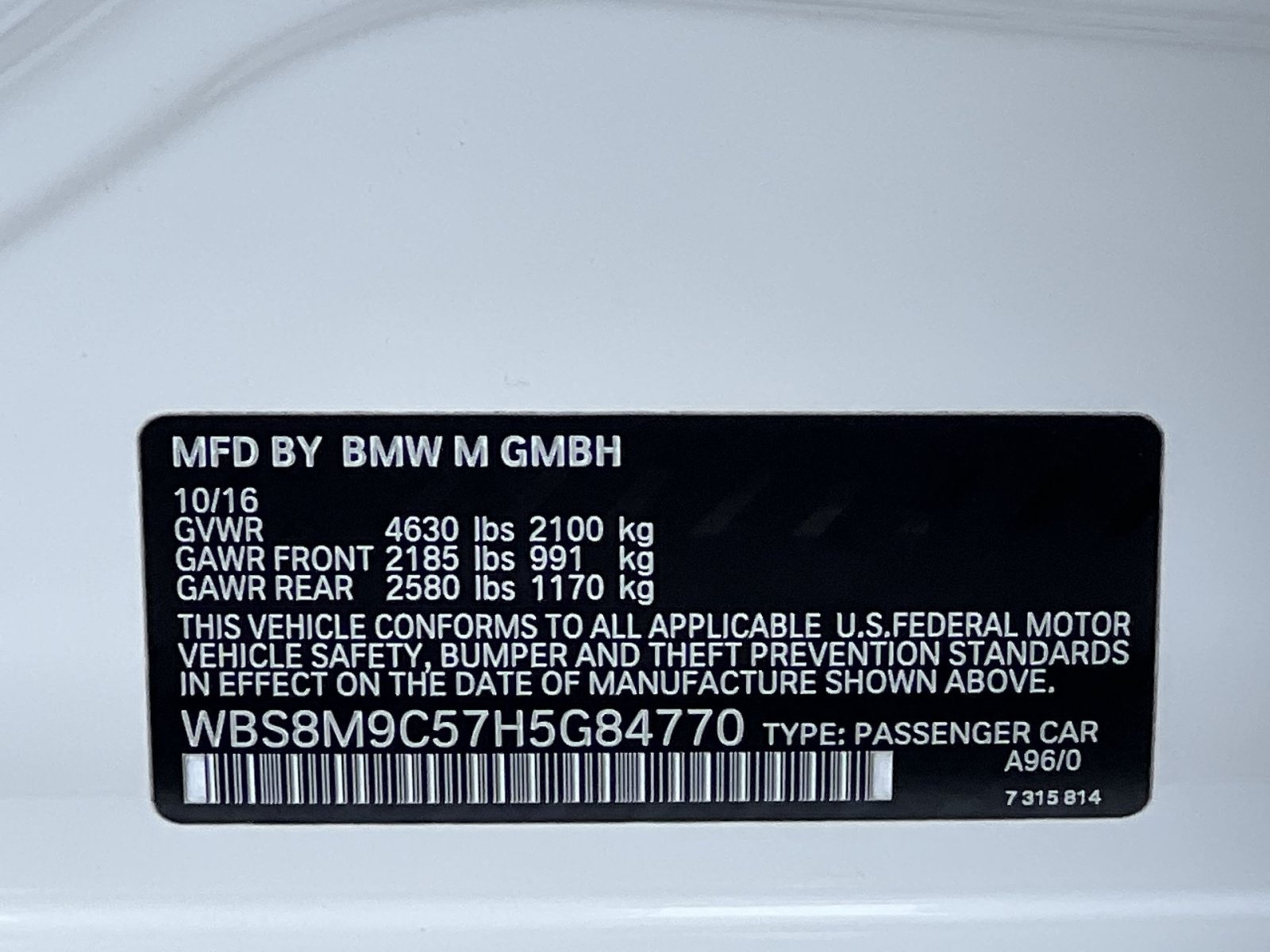 Used 2017 BMW M3 RWD image 29