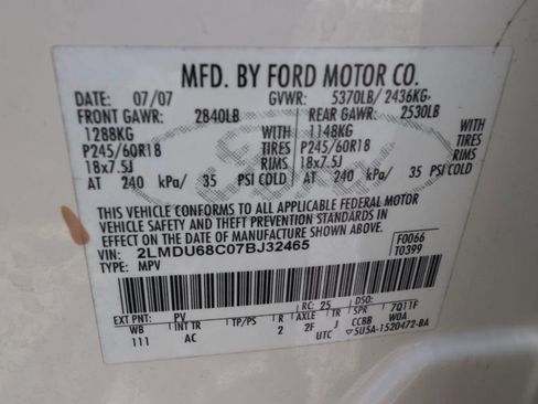 Used 2007 Lincoln MKX 2WD image 9