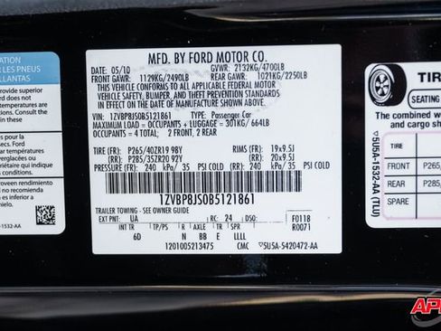 Used 2011 Ford Mustang Shelby GT500 w/ SVT Performance Pkg image 63