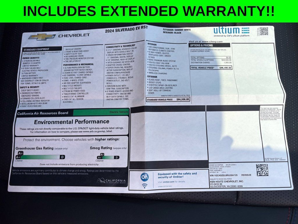 Used 2024 Chevrolet Silverado EV RST AWD/4WD image 15