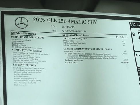 Certified 2025 Mercedes-Benz GLB 250 4MATIC image 28